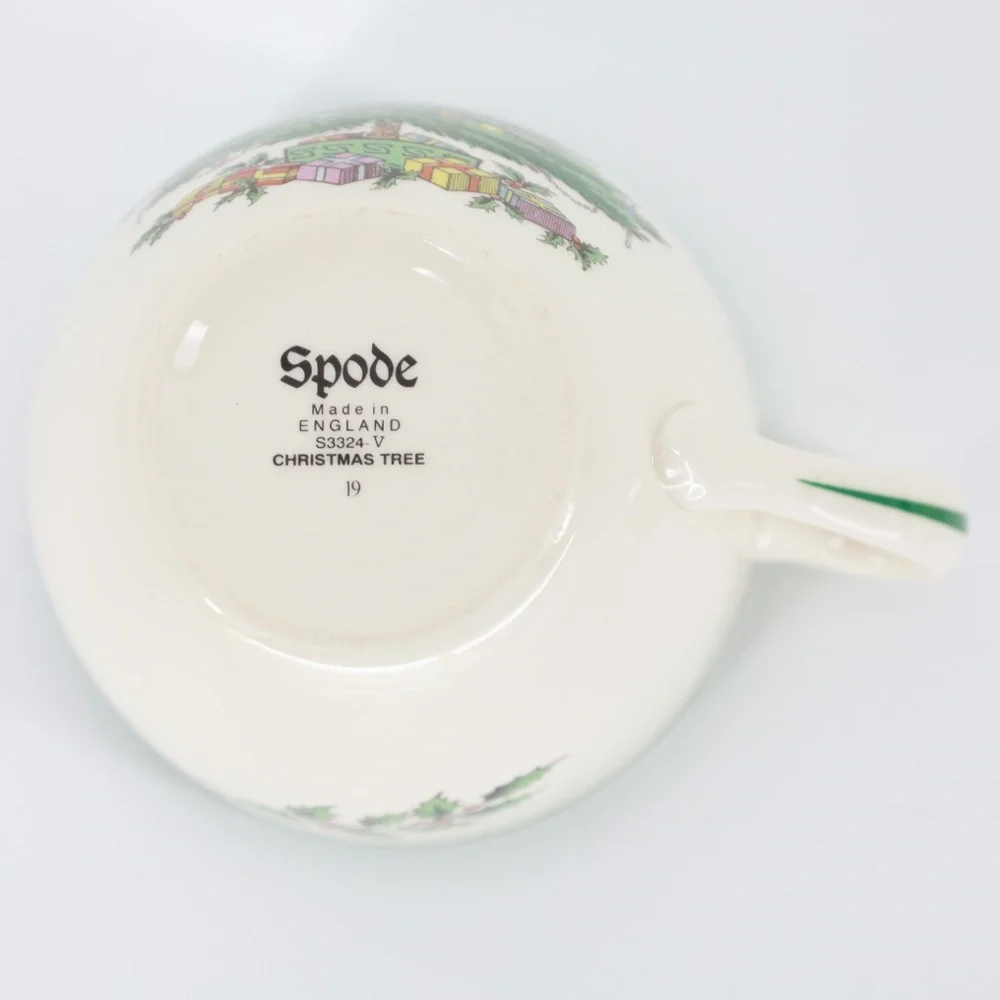 VTG Spode Christmas Tree Tea Cup + Saucer‎ England